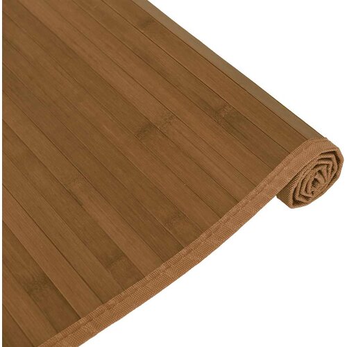  Tepih pravokutni smeđi 80 x 1000 cm od bambusa Slike