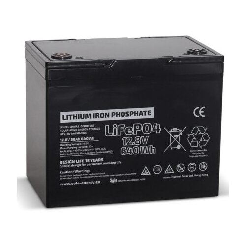 LIFEPO4 12.8V 50Ah Litij Ionska baterija Slike