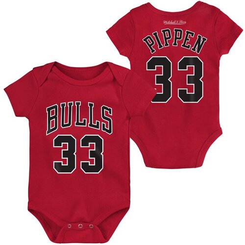 Mitchell And Ness Scottie Pippen 33 Chicago Bulls Mitchell &amp;amp; Ness Retro bodi za bebe Slike