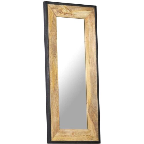 VidaXL Ogledalo od masivnog drva manga 110 x 50 cm Slike