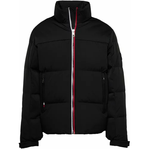 Tommy Hilfiger Zimska jakna 'New York' rdeča / črna / bela