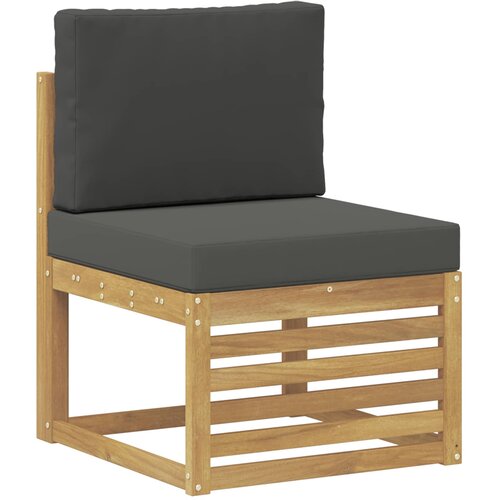  7 pcs Set vanjskih sofa Poliester Bijela i antracit Slike