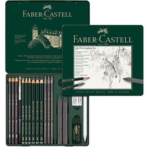 Faber-Castell Set grafitnih svinčnikov Faber-Castell Monochrome M Slike