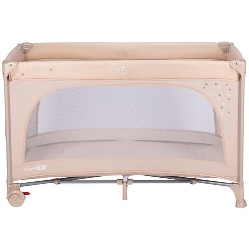 Freeon prenosna postelja Nook z odprtino beige Cene