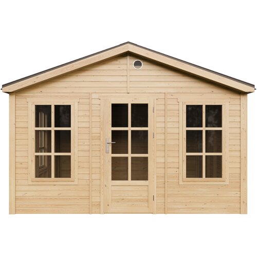 Timbela M735 Lesena vrtna hi&amp;scaron;ka 370 x 360 cm, (5000345717) Slike