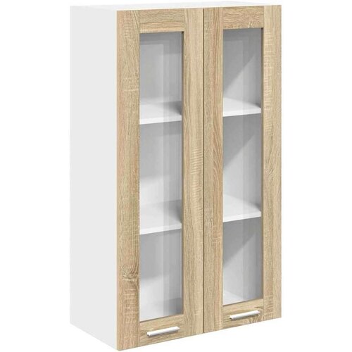 VidaXL viseći ormarić s policom riga sonoma hrast 60 x 31 x 100 cm Slike