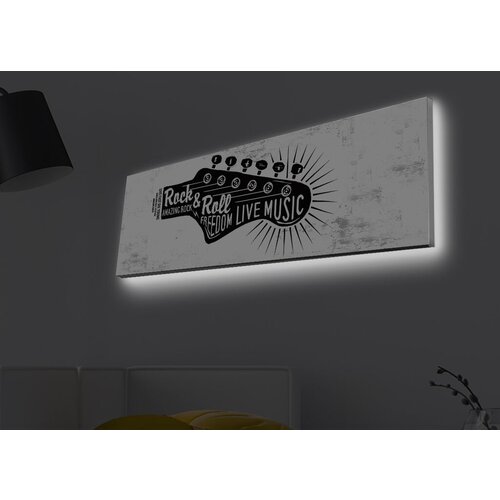 Wallity Slika sa LED osvetljenjem 3090MDACT-002, 30x90 cm Cene