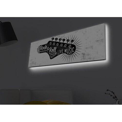 Wallity Zidna slika sa LED osvjetljenjem 3090MDACT-002, 30x90 cm Cene