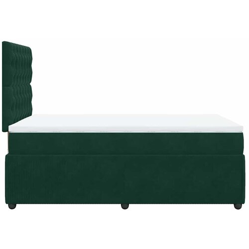 Box spring krevet s madracem tamnozeleni 120x200 cm bar&amp;scaron;unasti Slike