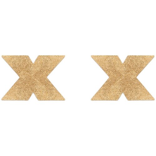 Bijoux Indiscrets Nalepke za prsi Flash Cross zlate Cene