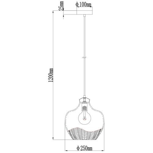 Globo 15898H1 - Luster na sajli JESSICA 1xE27/60W/230V &amp;Oslash; 22 cm zadimljeno staklo Slike