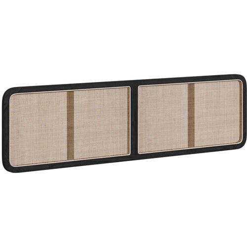  Uzglavlje s uzglavljem Crna 200 x 55 x 3 cm Ratan Slike