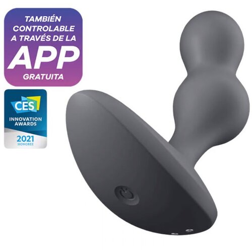 Satisfyer Vibracijski analni čep Deep Diver siv Slike