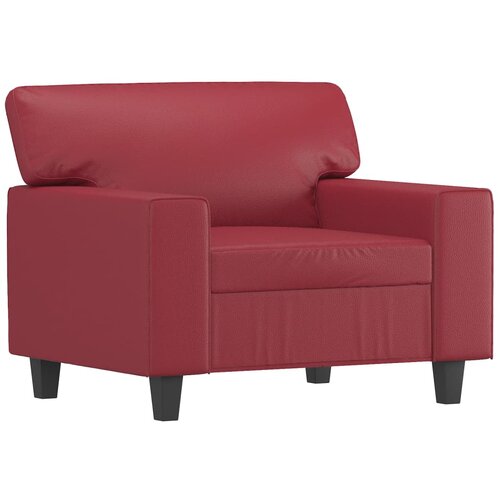 vidaXL Fotelj vinsko rdeč 60 cm umetno usnje, (21057024) Cene