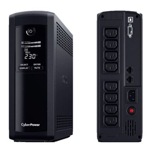 Cyberpower 1600VA/960W VP1600EILCD, line-int., Euro, desktop Slike