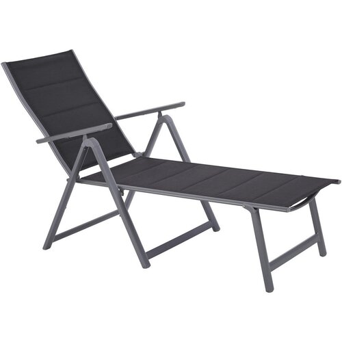 Ambia Garden VRTNI LEŽALNIK aluminij sijoče srebrne barve, temno siva Cene