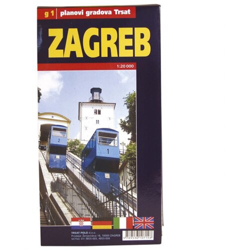  KARTA GRADA ZAGREBA-SLOŽIVA TRSAT Cene