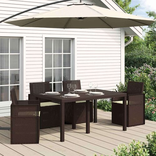  Sedežne blazine 4 pcs Krem 47 x 36 x 2 cm Poliester, (5000232300) Slike