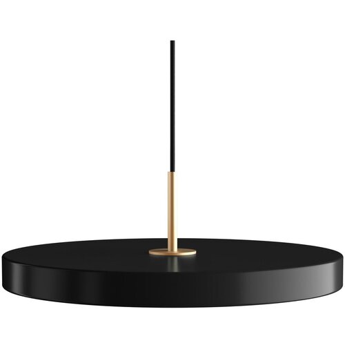 UMAGE Črna LED viseča svetilka s kovinskim senčnikom ø 43 cm Asteria Medium – Cene