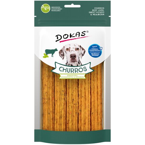 Dokas Churros s goveđom jetrom, batatom i crvom bra&amp;scaron;narom - cca 150 g Slike