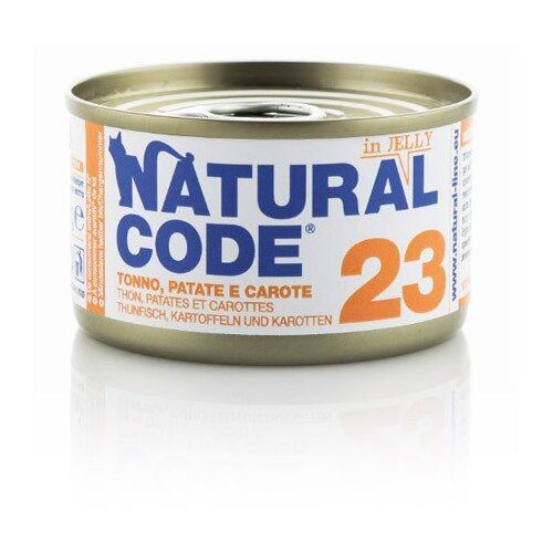 Natural Code cat jelly konzerva za mačke - tuna, potatoes and carrots 85g Cene