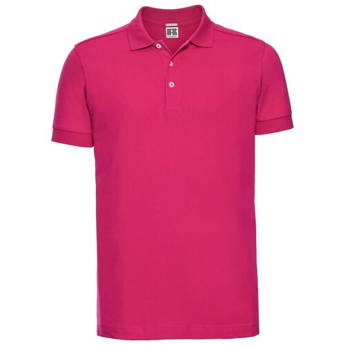 RUSSELL Men's T-shirt Stretch Polo R566M 95% smooth cotton ring-spun 5% Lycra 205g/210g Cene