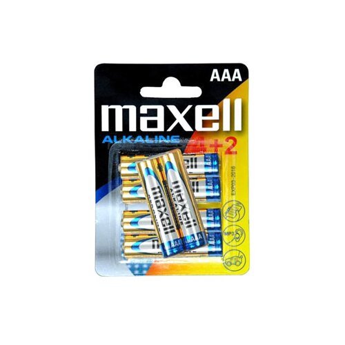 Maxell LR03 AAA 1,5V alkalne baterije 6 kom Slike