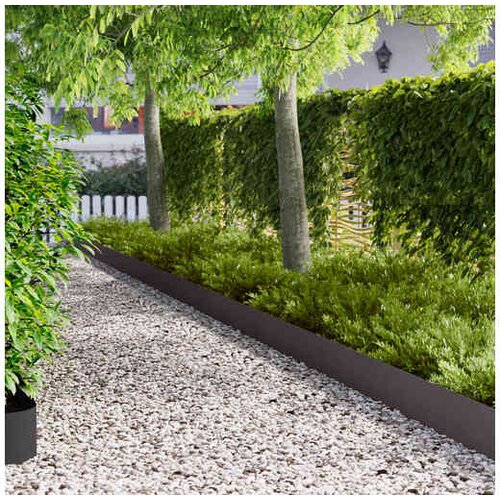 vidaXL Ograda oko Travnjaka 30 kom. 102 x 15 x 4 cm Čelik Crna - Crna 30 15 cm Cijene