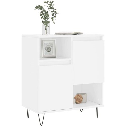 VidaXL Komoda bijela 60 x 35 x 70 cm od konstruiranog drva Slike