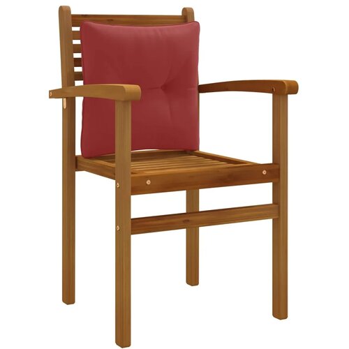  Jastučić za leđa PUTTEN 100% poliester Vinska crvena - boja crnog vina 40 x 40 x 10 cm Poliester Slike
