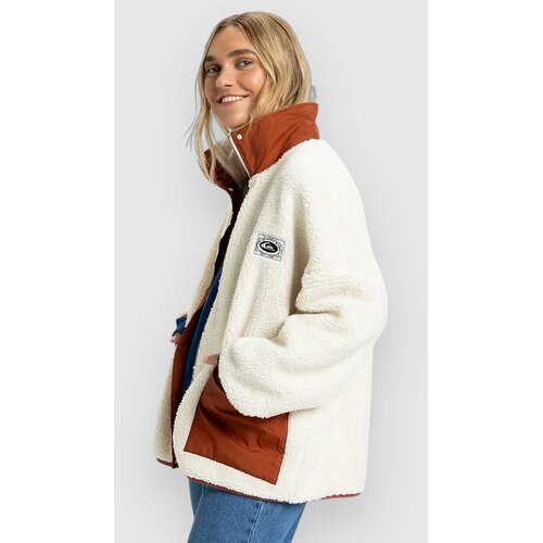 Quiksilver Minto Sherpa Fleece Jakna snow white Cene