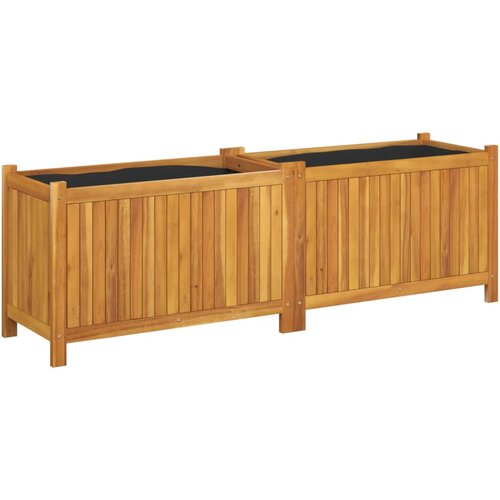 Maison Chic Vrtno cvetlično korito - Cvetlični Lonec s podlogo 153x38,5x50 cm akacijev les, (21790617) Cene