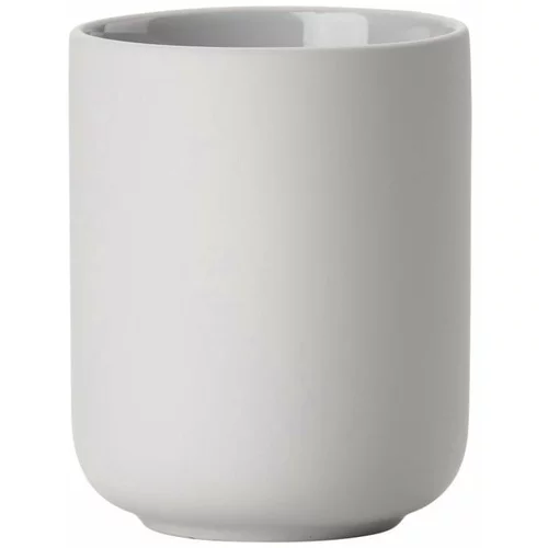 Zone svjetlosiva kupaonska čaša od kamenine soft grey