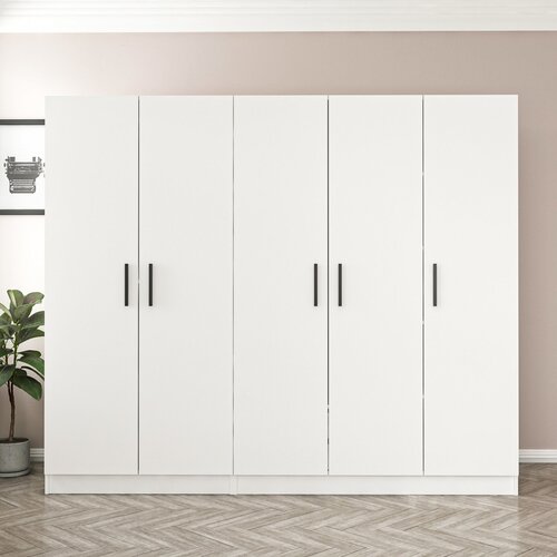 Hanah home Ormar Kale 225x190x52cm Bijeli Cene