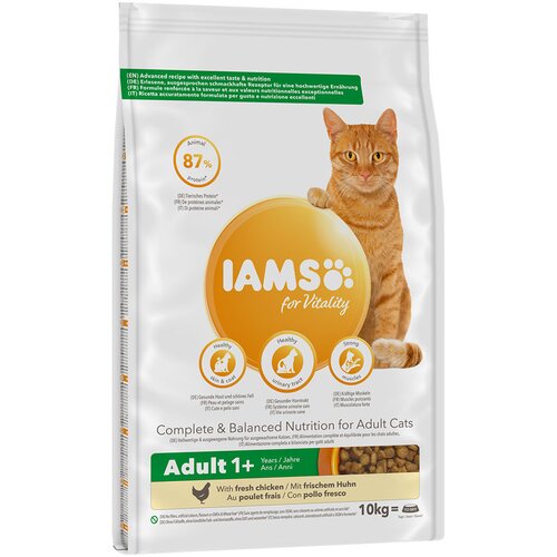 IAMS for Vitality za odrasle mačke s piletinom - 2 x 10 kg Cijene