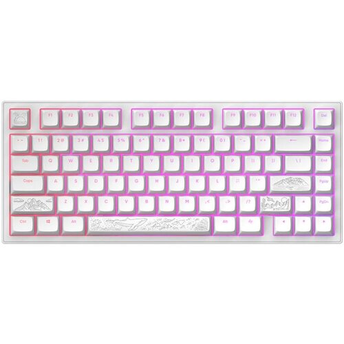 Dark Project ALU Terra Nostra White - Wired Gaming Keyboard (ANSI) Cene
