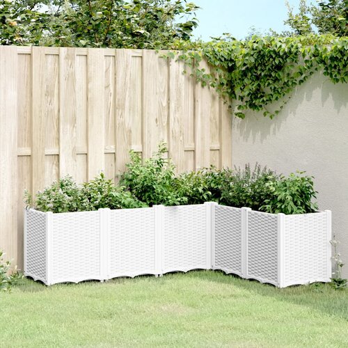  Vrtna sadilica bijela 160 x 120 x 53 cm PP Cijene