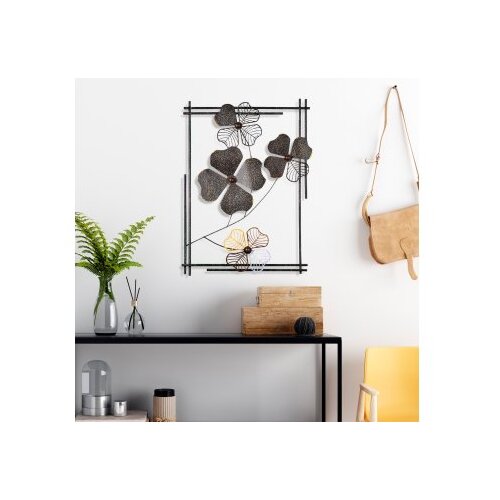 Wallity zidna dekoracija Shannan 2, 50x70x4cm, Crna Slike