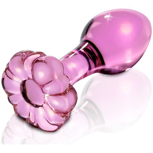 Pipedream Sexy Shop Stakleni rozi analni dildo 9cm Slike