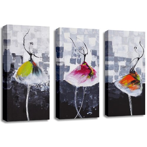 Majestic 3-dijelna slika na platnu Dancers Slike