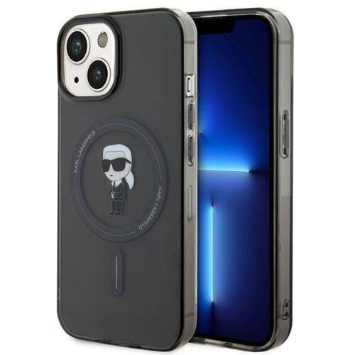 Karl Lagerfeld Originalen za iPhone 15 KLHMP15SHFCKNOK hardcase ovitek zaščita z MagSafe Karls full body - prozorno črn Cene
