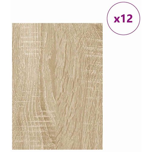 Dekor Paneli 12 pcs Sonoma hrast 30 x 42 x 0.27 cm Slike