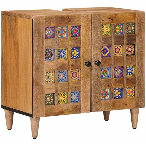  Kupaonski ormarić za sudoper s vratima Prirodna 62 x 33 x 58 cm Cene