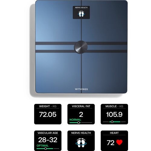 Withings WBS12-Black-All-Inter 760-10106 Body Comp WLAN Vaga za tijelo, crna Cijene