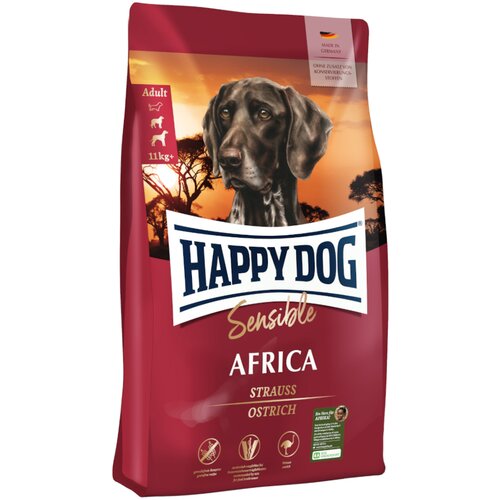 Happy Dog Ekonomično pakiranje Supreme 2 x 10/12,5/15 kg - Sensible Africa (12,5 kg) Slike