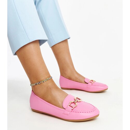 Gemre Dark pink loafers with a buckle Najla Cijene