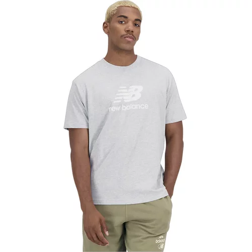 New Balance Muška majica kratkih rukava Essentials naslagani logotip MT31541AG