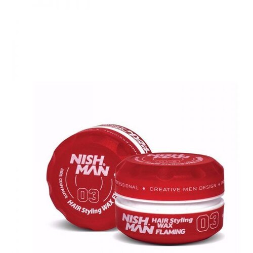 Nishman Flaming 03 vosek za stilsko oblikovanje las 150 ml Slike