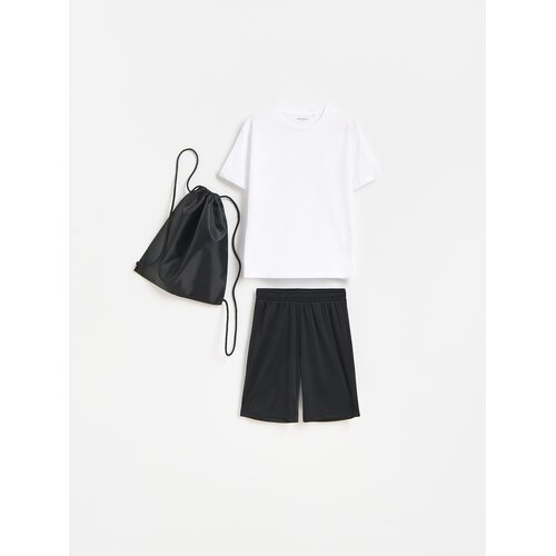 Reserved BOYS` T-SHIRT, SHORTS & BAG - bijela Cijene