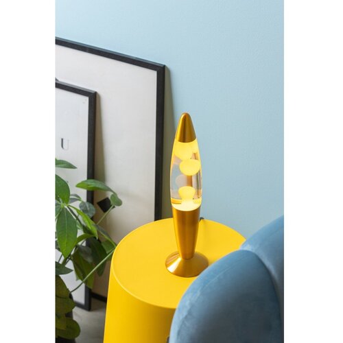 Leitmotiv Rumena steklena lava svetilka (vi&amp;scaron;ina 35,5 cm) Funky Rocket Lava &amp;ndash; Slike
